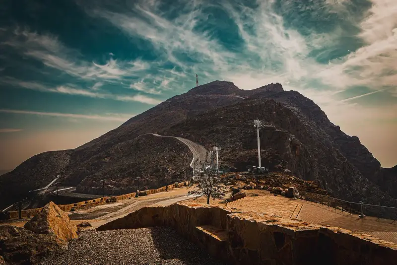 The summit of Jebel Jais in Ras Al Khaimah